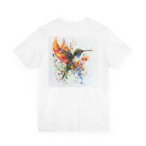 water_color_humming_bird_with_wings_spread_open